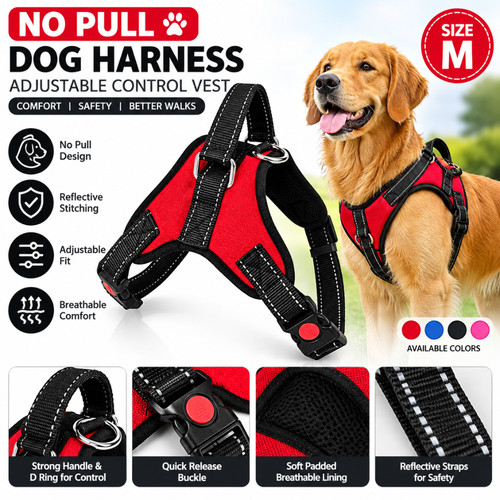 Pull dog pet harness - pull,